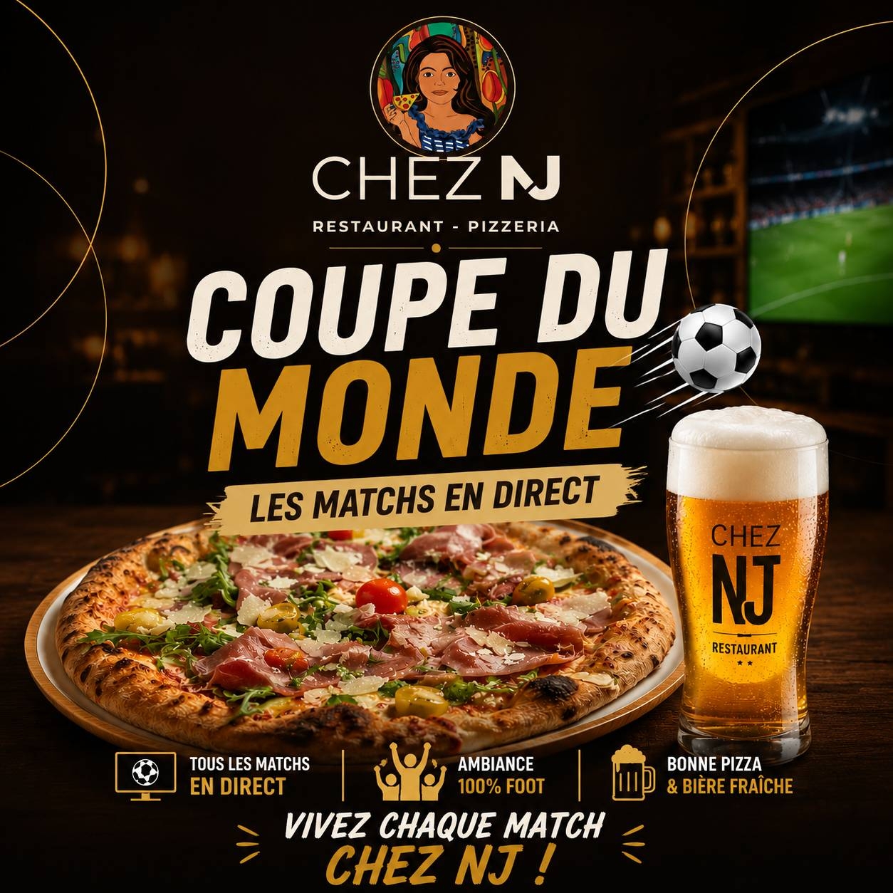 évènements - NJ Pizza - restaurant Cannes - Restaurant Ambiance Cannes - Restaurant Musique Cannes - restaurant a faire CANNES